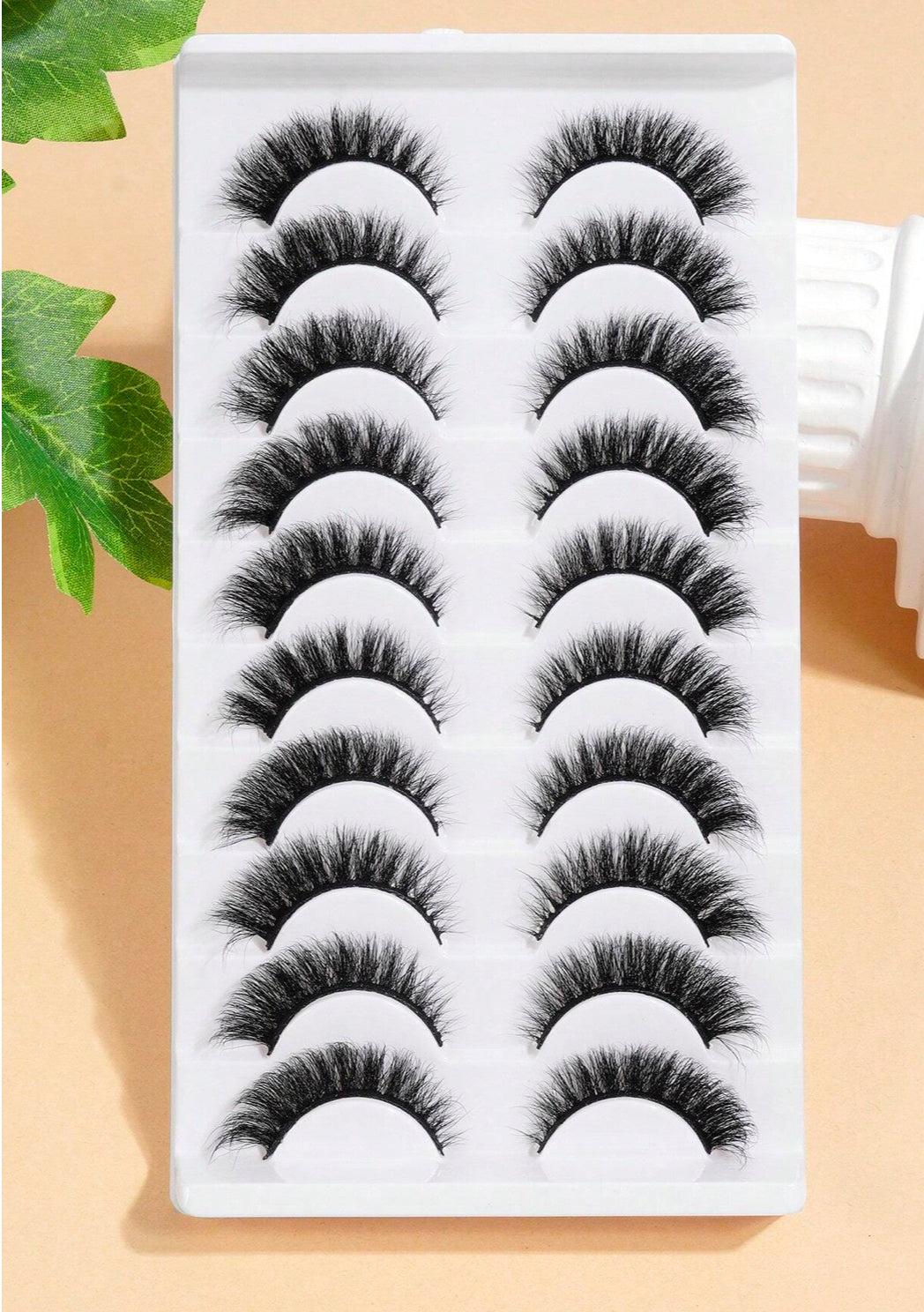 SHEIN - Set de Pestañas Postizas Volumizadas (10 Pares)