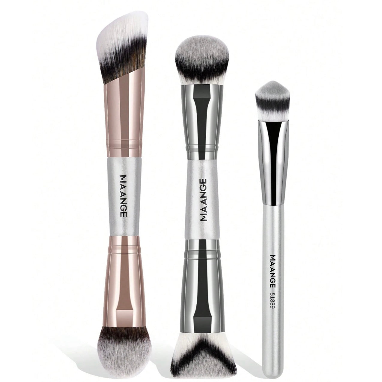 SHEIN - Set de 3 Brochas Facial