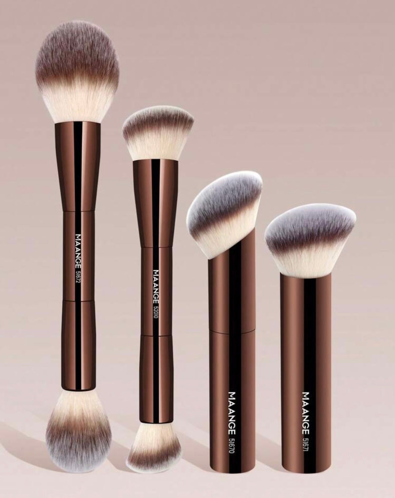 MAANGE - Set de 4 Brochas Profesionales