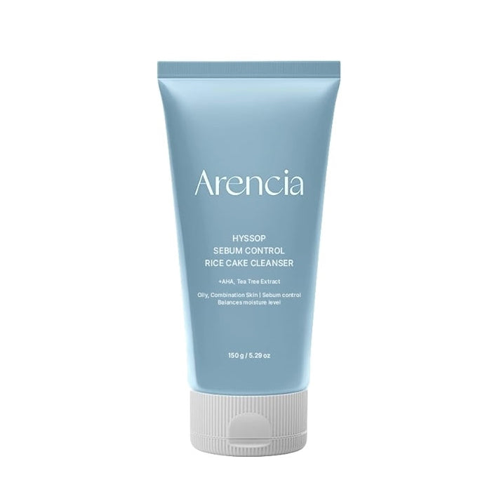 Arencia - Limpiador Facial Hyssop Sebum Control Rice Cake Cleanser