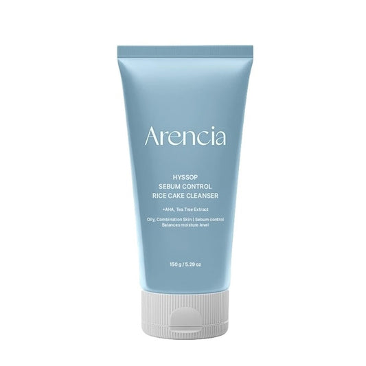 Arencia - Limpiador Facial Hyssop Sebum Control Rice Cake Cleanser