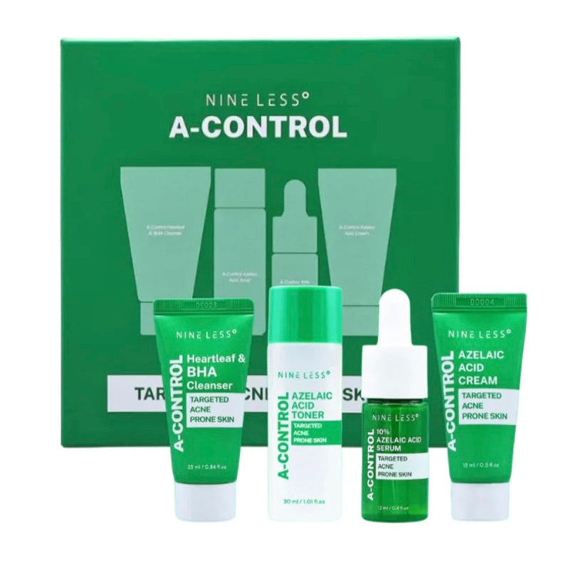 NINELESS - Kit de Viaje de Cuidado Facial A-Control Mini Kit