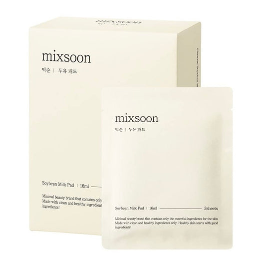 Mixsoon - Discos de Algodón con Tónico Soybean Milk Pad Set