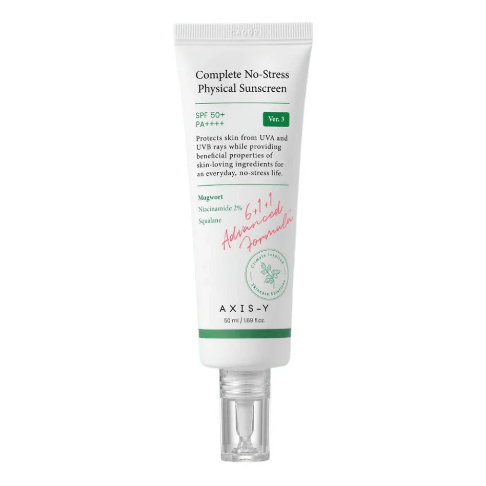 Axis y - Protector Solar Complete No-Stress Physical Sunscreen V.3 SPF 50+ PA++++