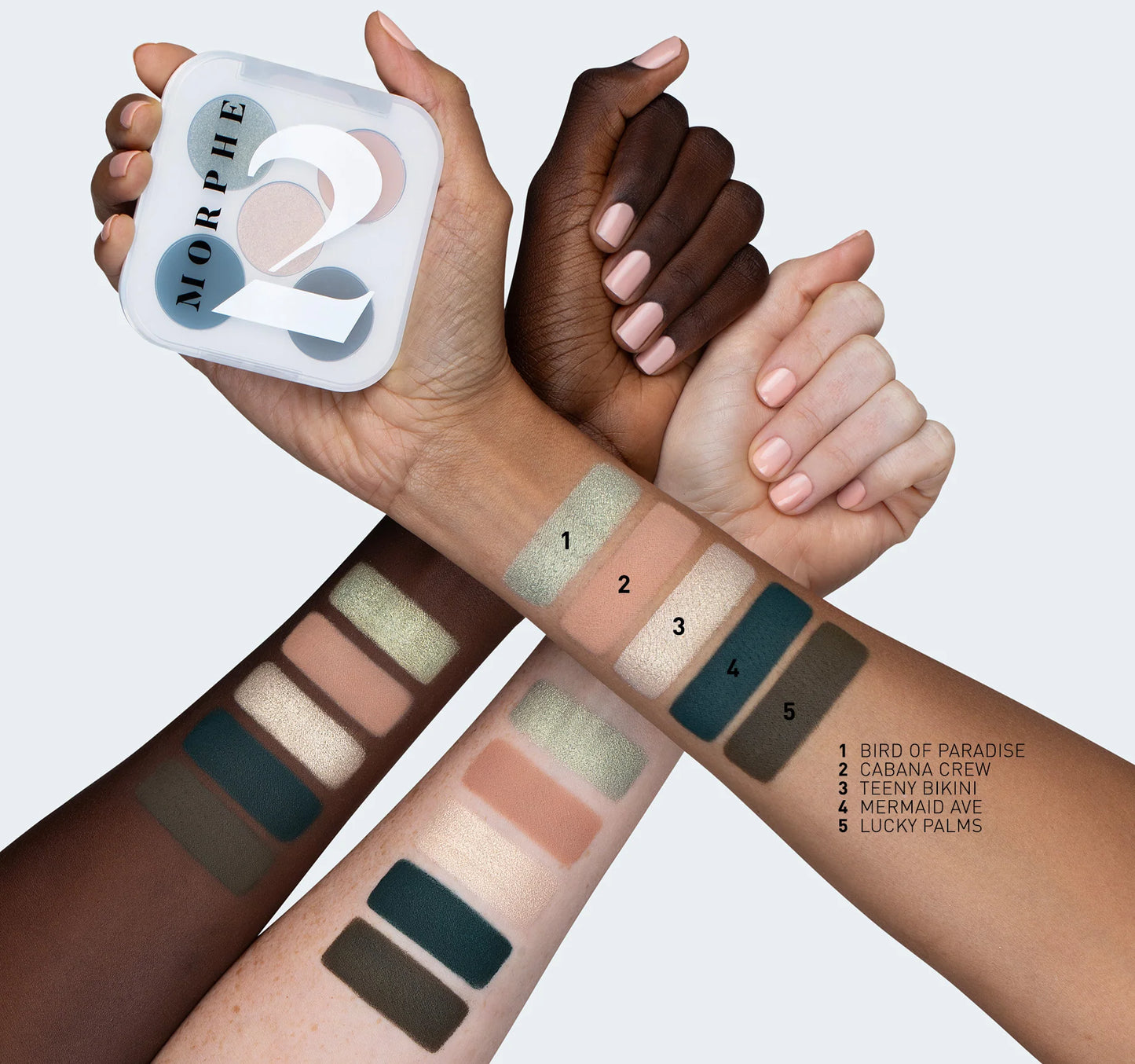 Morphe 2 - Ready in 5 Eyeshadow Palette Welcome To Miami