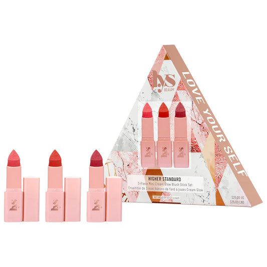 LYS Beauty -  Mini Higher Standard 3-Piece Cream Glow Blush Stick Set