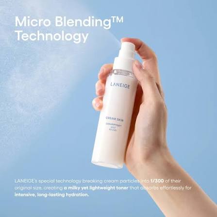 LANEIGE - Cream Skin Milky Toner with Ceramides & Peptides for Nourishing Hydration