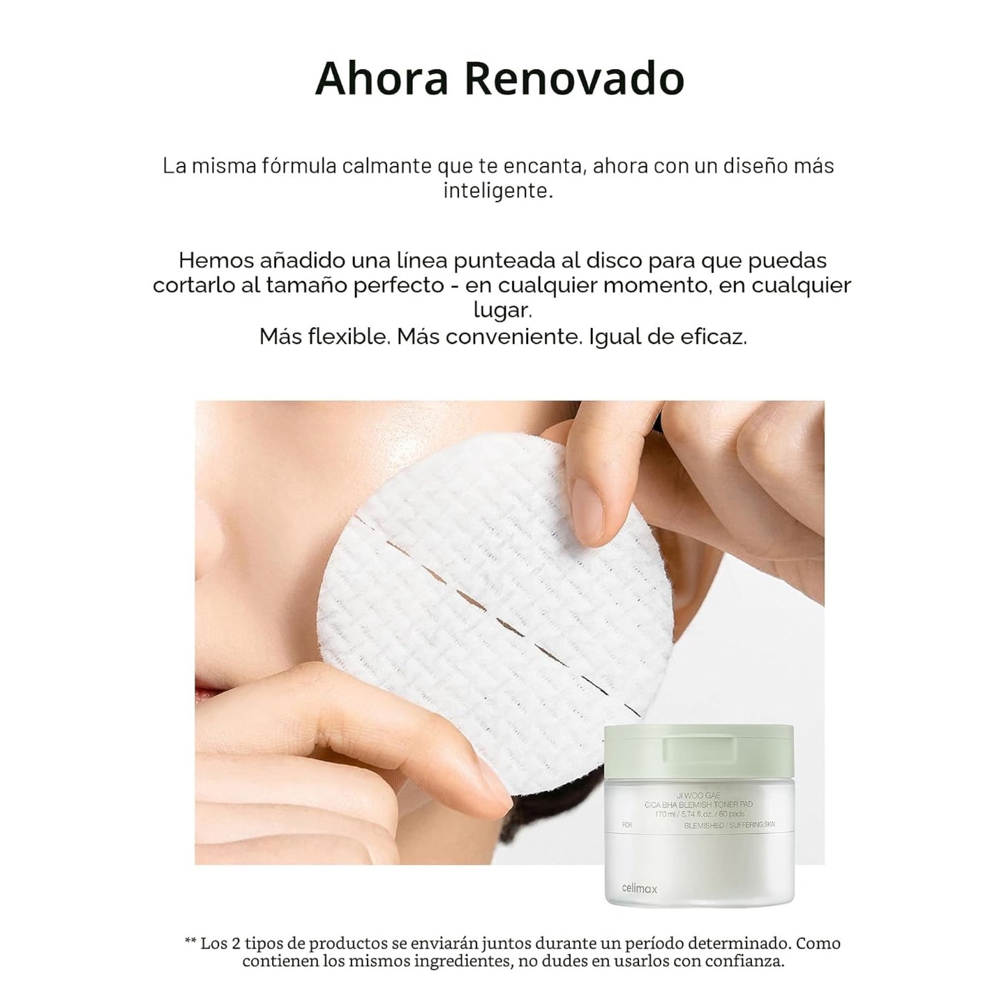 celimax -  JI WOO GAE Cica BHA Blemish Toner Pad