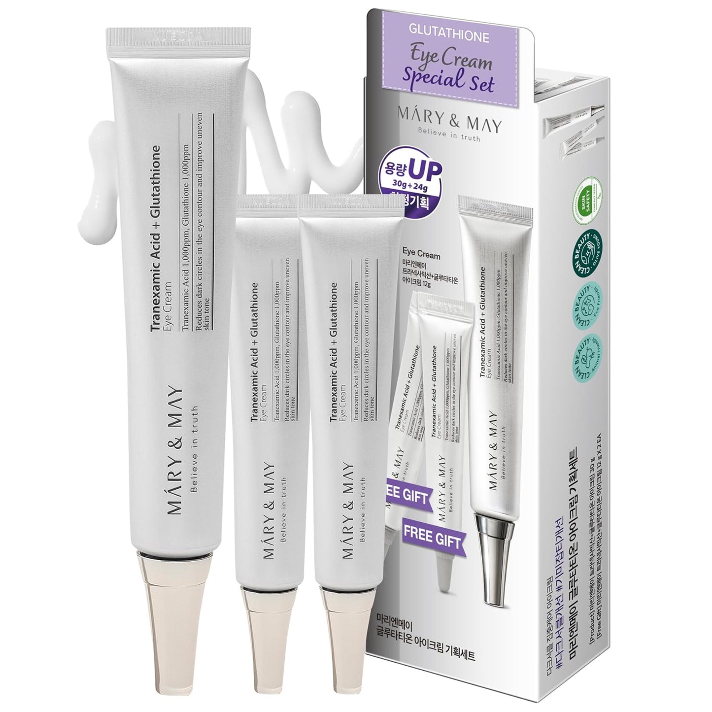 Mary&May - Tranexamic Acid + Glutathione Eye Cream Special Set