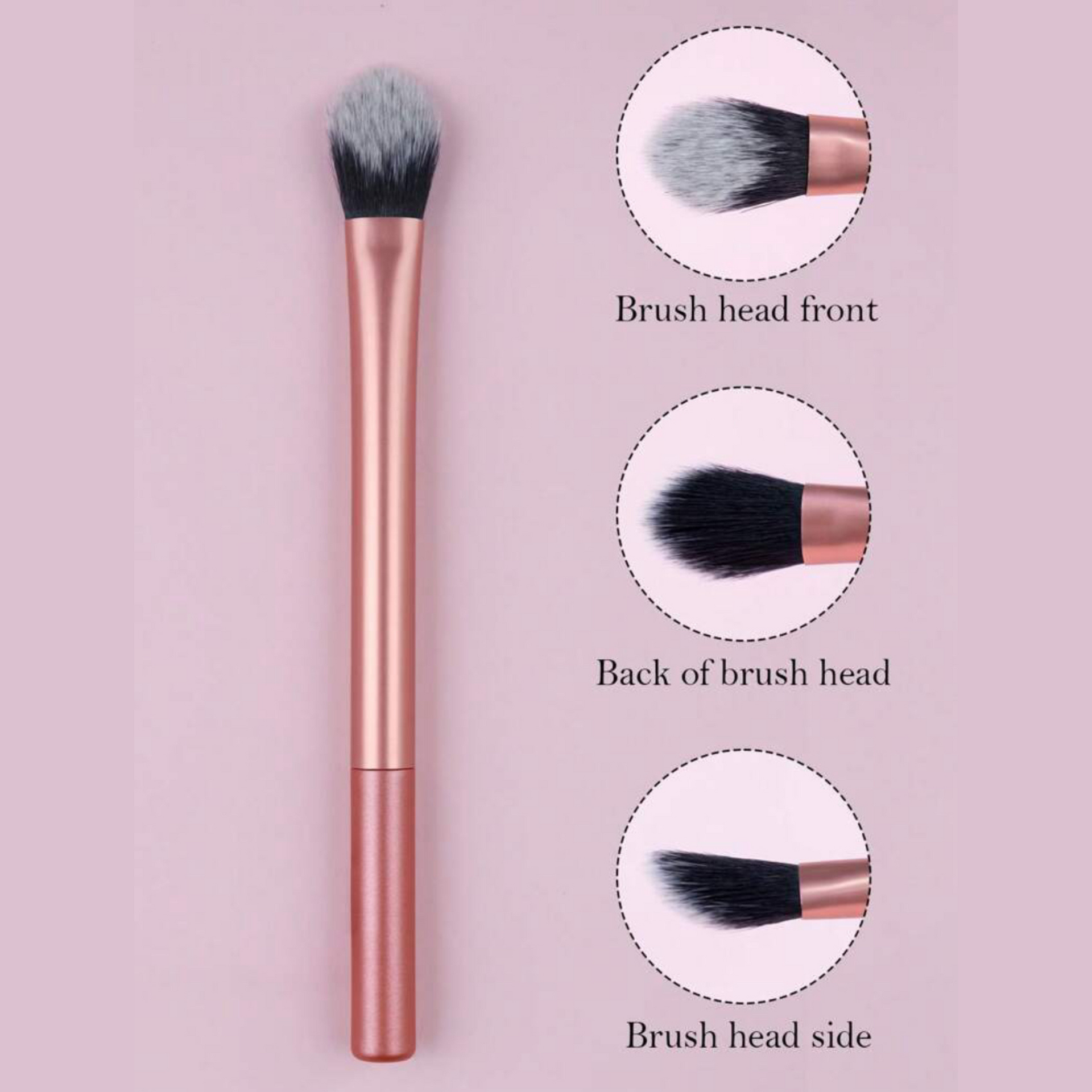 Brocha Individual Brochas De Maquillaje Para Contorno Brocha Para