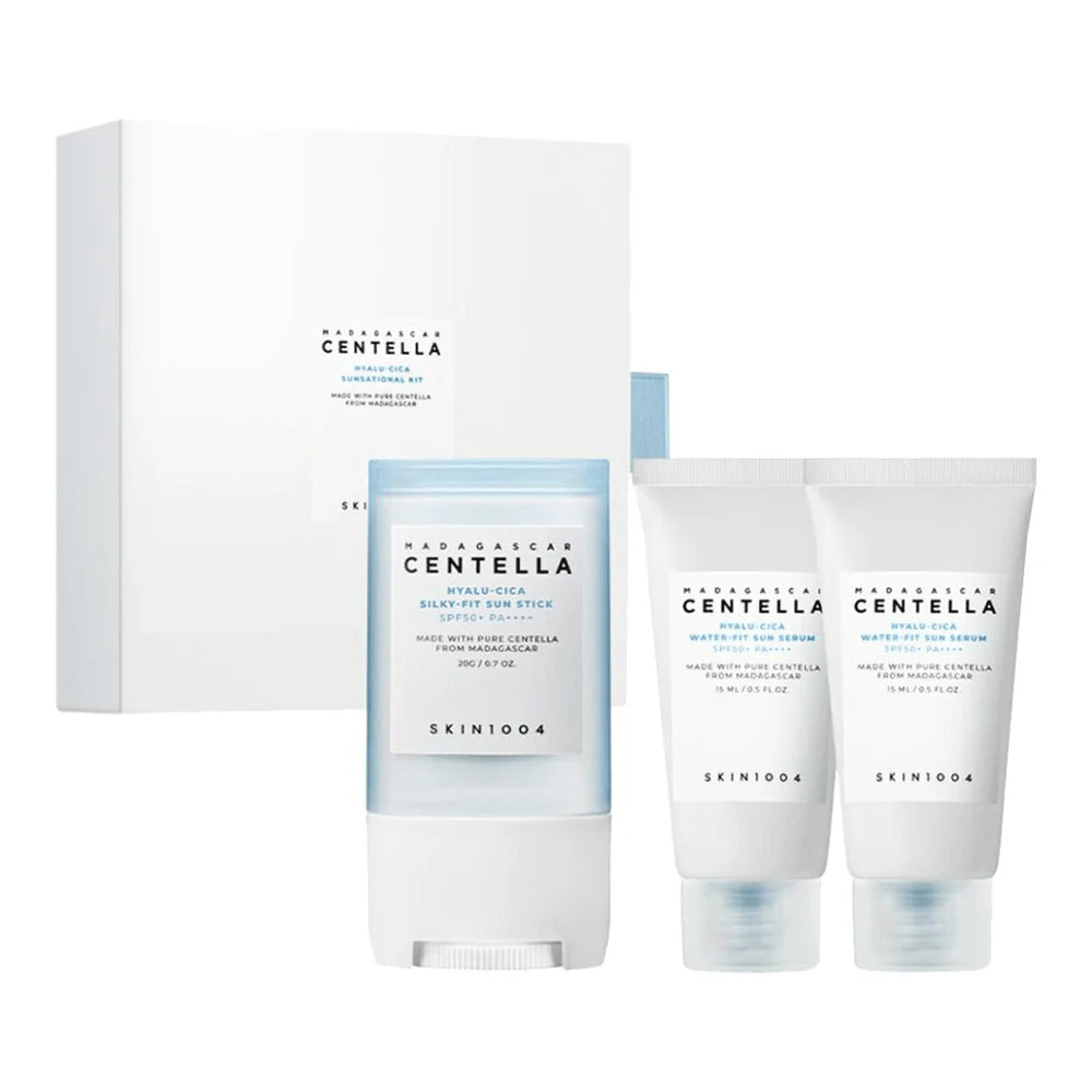SKIN1004 Madagascar Centella - Set de Limpieza Facial Hyalu Cica Sunsational Kit