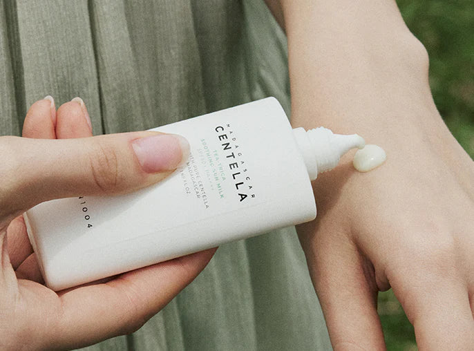 Skin1004 Madagascar Centella - Tea -Trica Soothing Sun Milk