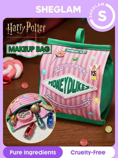 Sheglam - Harry Potter™ Sweet Shop Makeup Bag Valentine'S Day Decor Love Gift Winter Makeup Party Beach Travel Holiday