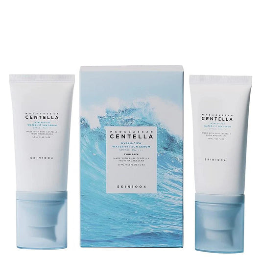 SKIN 1004 - Protector Solar Madagascar Centella Hyalu-Cica Water-Fit Sun Serum Twin Pack