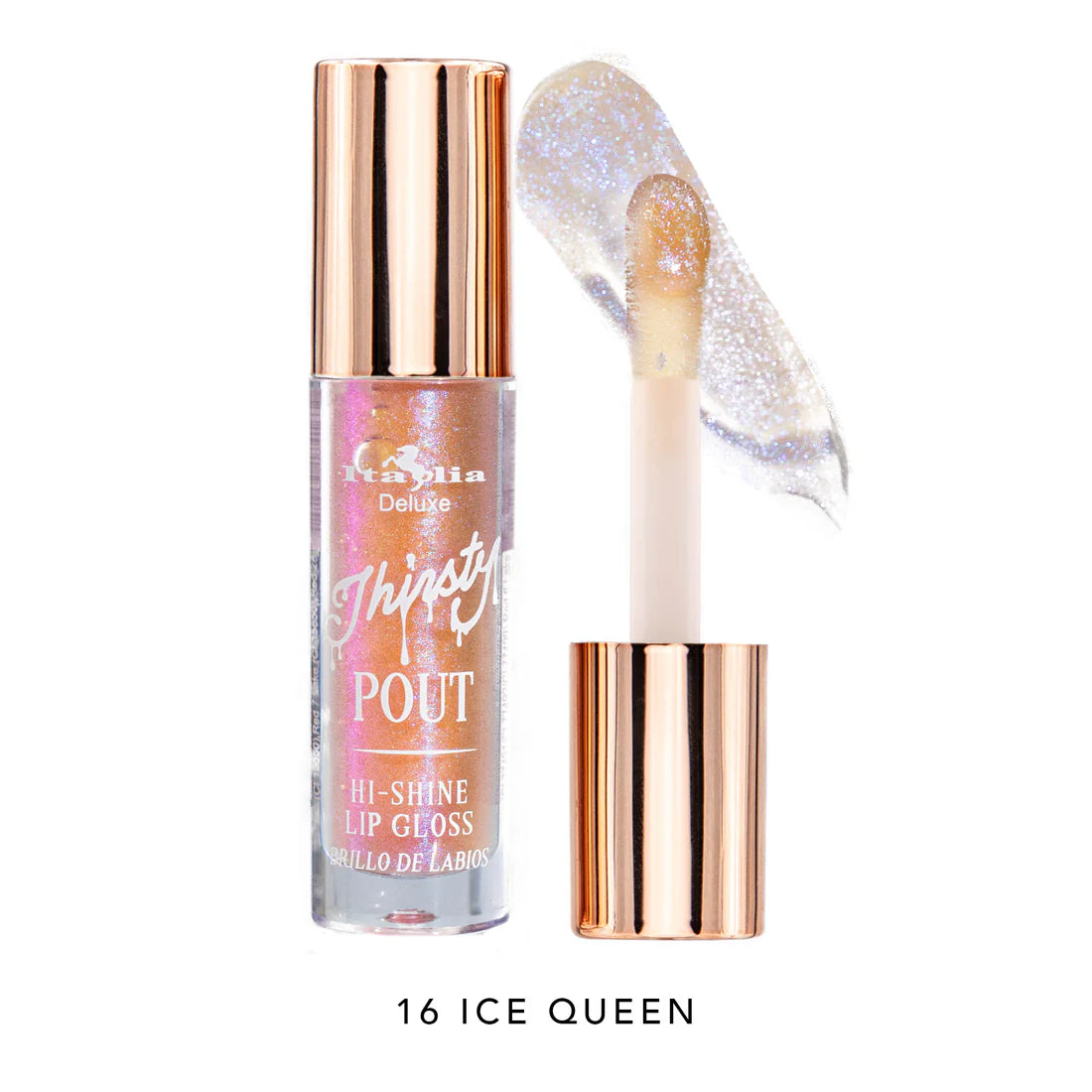 Thirsty Pout Hi-Shine Lip Gloss - Italia Deluxe