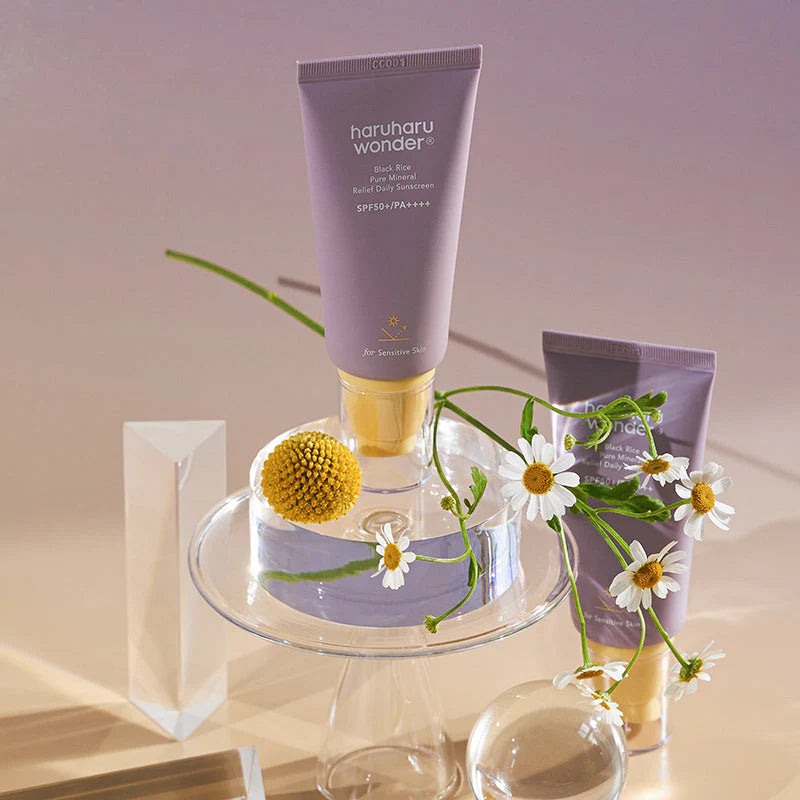 Haruharu Wonder - Black Rice Pure Mineral Relief Daily Sunscreen SPF 50+ y PA++++