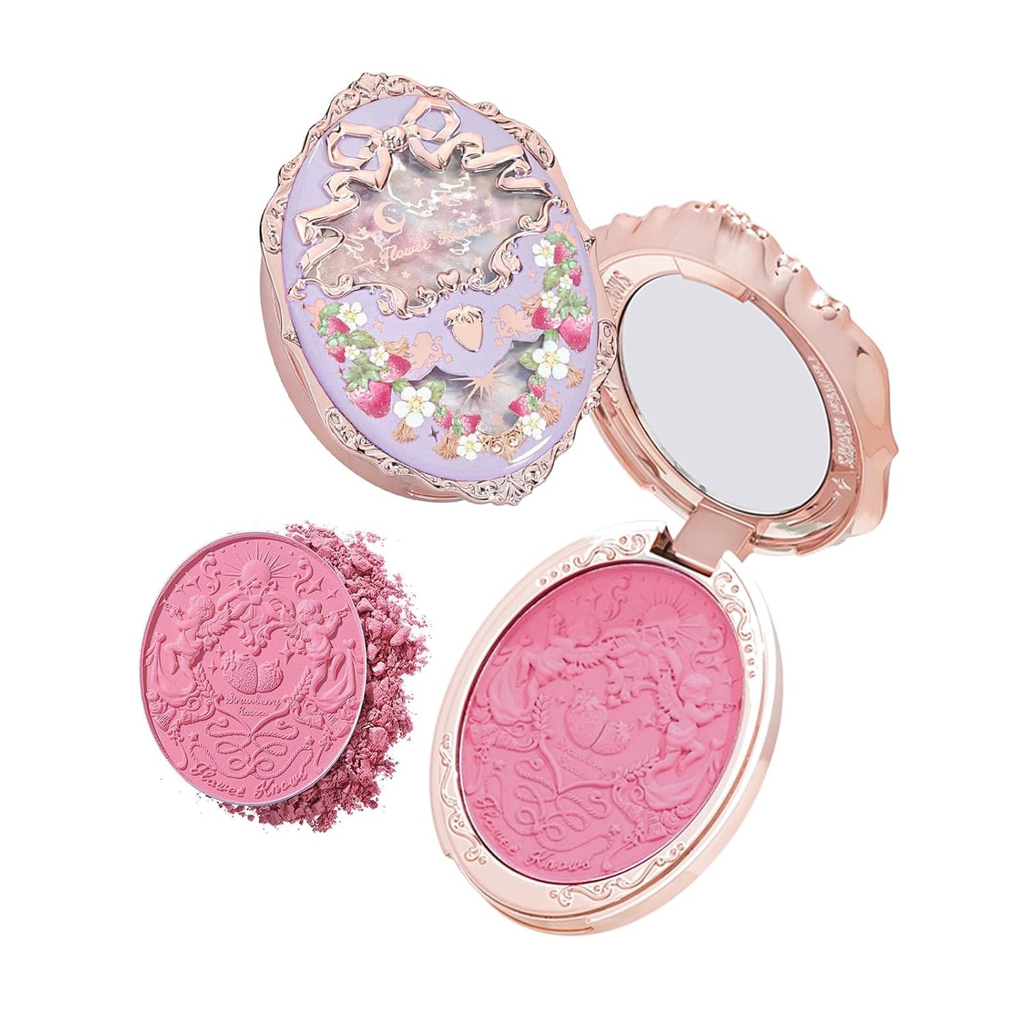 Flower Knows - Strawberry Rococo Embossed Blush