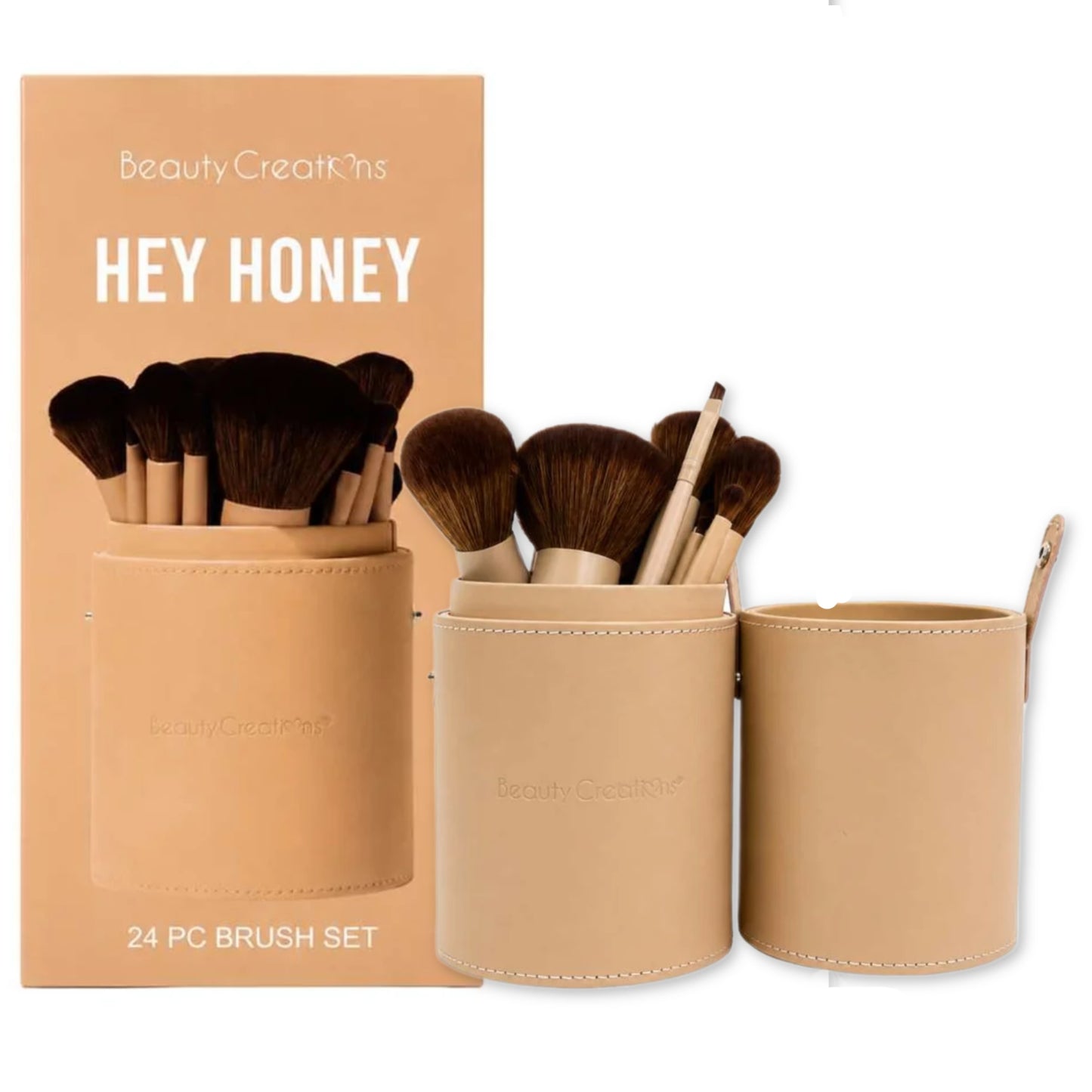 Beauty Creations - 24 PC Brush Set Hey Honey