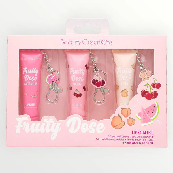 Beauty Creations - Fruity Dose Lip Balm Trio Set