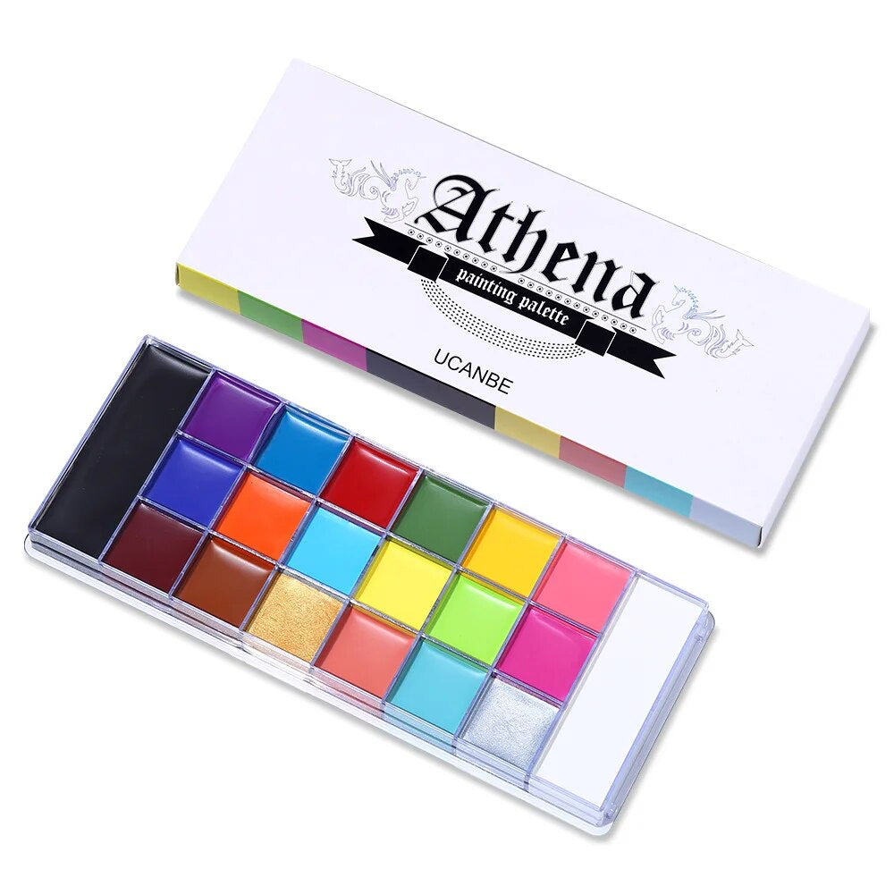 Paleta Face Body Paint Oil Palette Athena Painting Palette Ucanbe