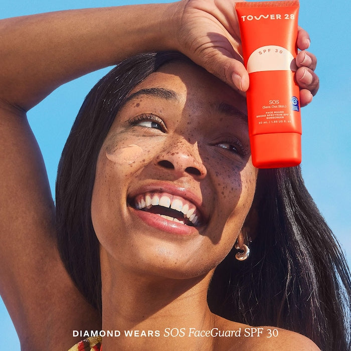 ⚠️ Tower 28 Beauty  SOS FaceGuard SPF 30 Mineral Sunscreen **BAJO-PEDIDO**