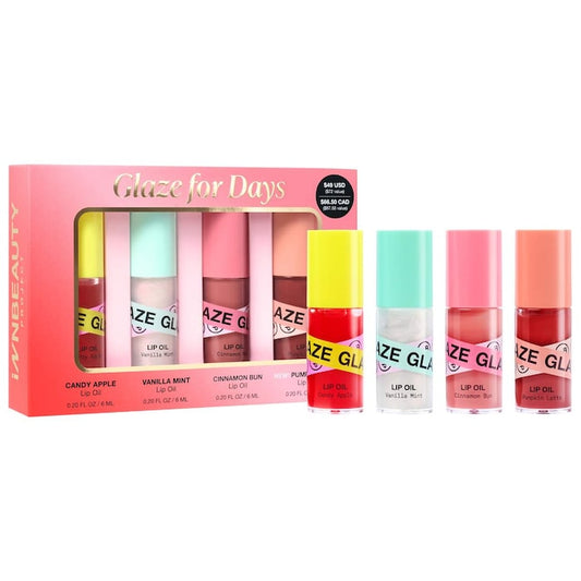 ✨iNNBEAUTY PROJECT - Glaze For Days Lip Oil Holiday Kit