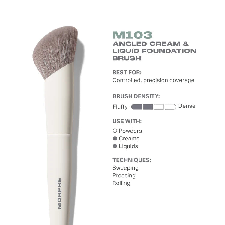 Morphe - M103 Angled Cream & Liquid Foundation Brush