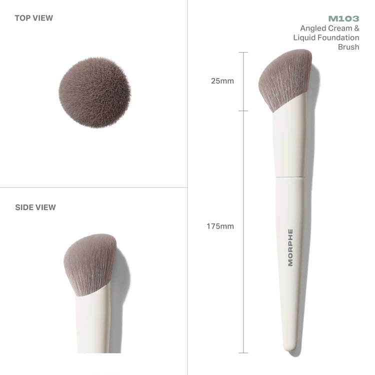 Morphe - M103 Angled Cream & Liquid Foundation Brush