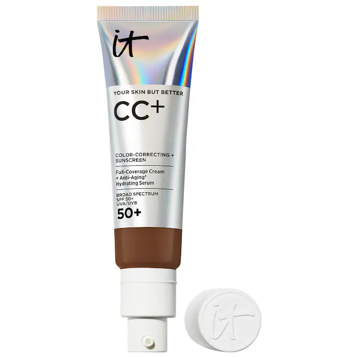 IT Cosmetics - CC+ Cream Full Coverage Color Correcting Foundation wit ...