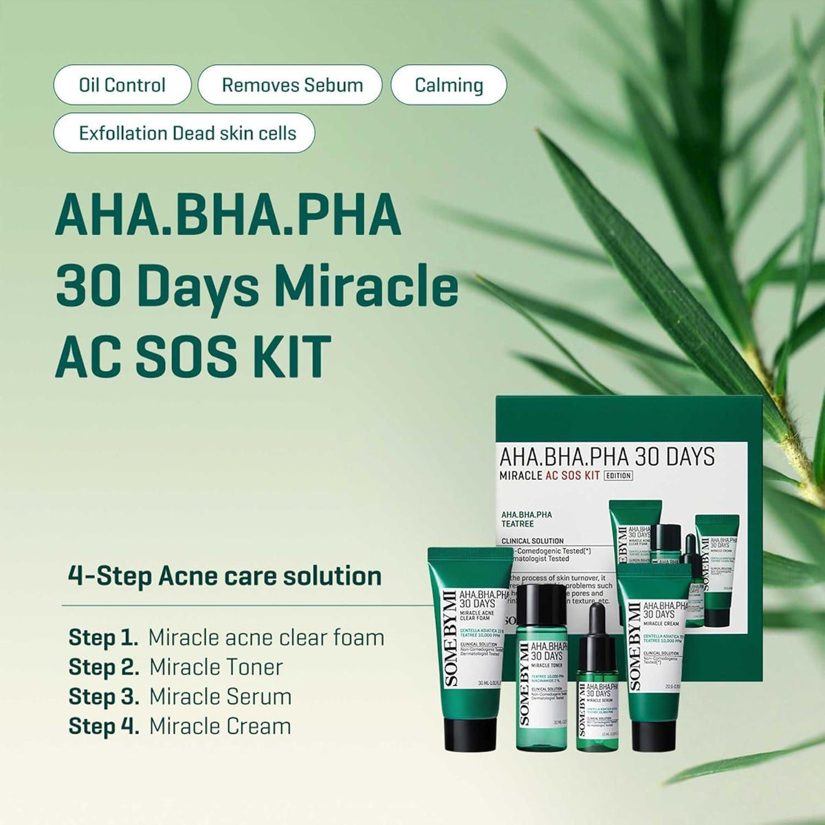 Some By Mi -  AHA, BHA, PHA 30 Days Miracle AC SOS Kit