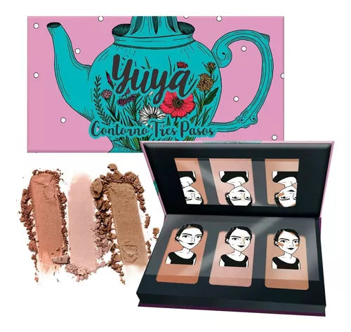 Paleta de Contorno Tres Pasos Tetera - Yuya