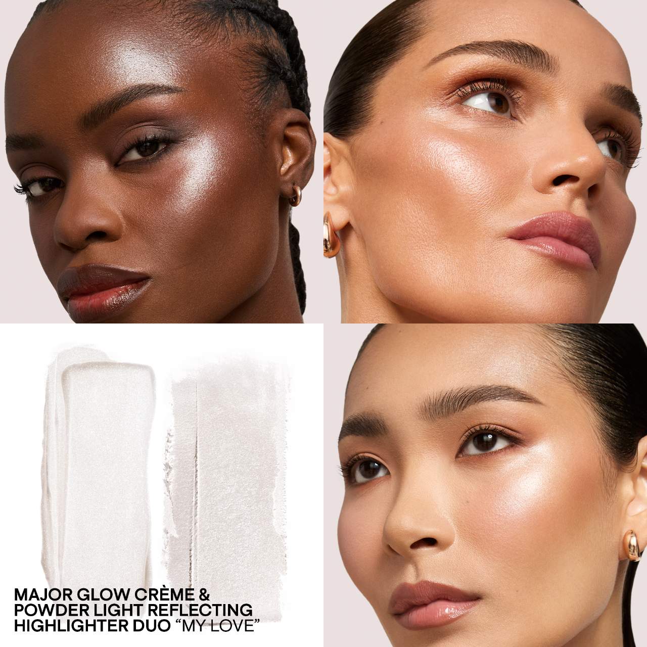 Major Glow Crème & Powder Light Reflecting Translucent Highlighter Duo **BAJO-PEDIDO**