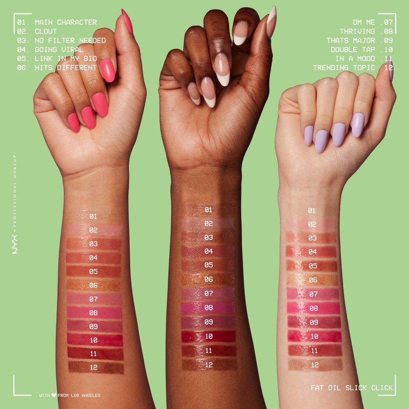 NYX - Professional Makeup - Fat Oil Slick Click Tinted Lip Balm **BAJO-PEDIDO**