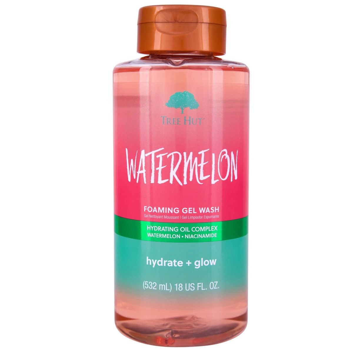 Tree Hut -  Foaming Gel Body Wash - 18 fl oz **BAJO-PEDIDO**