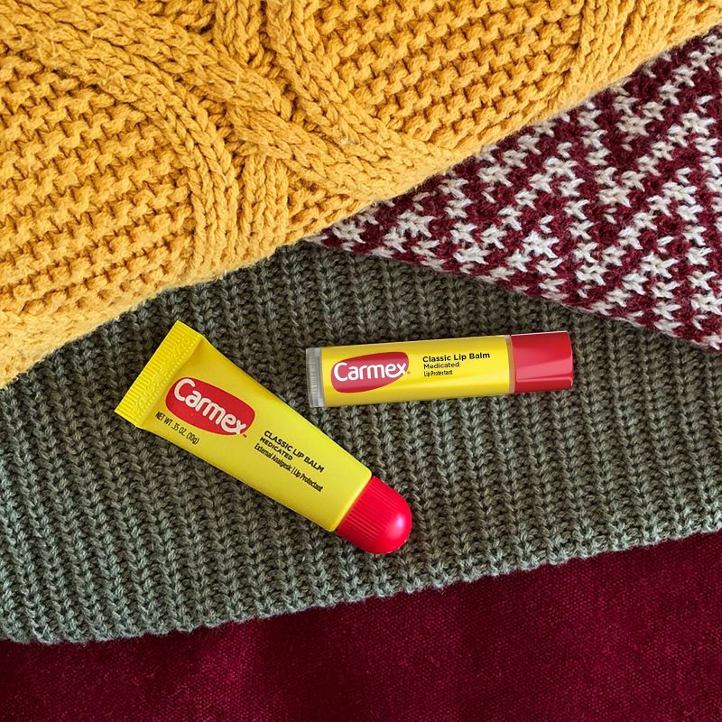 Carmex - Classic Lip Balm Medicated Stick (4 unidades)