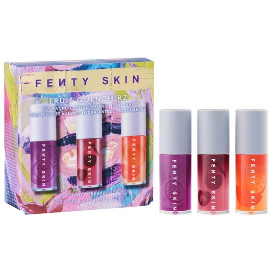 ✨Fenty Skin - Fruit Quench'rz Hydrating + Strengthening Lip Oil Trio