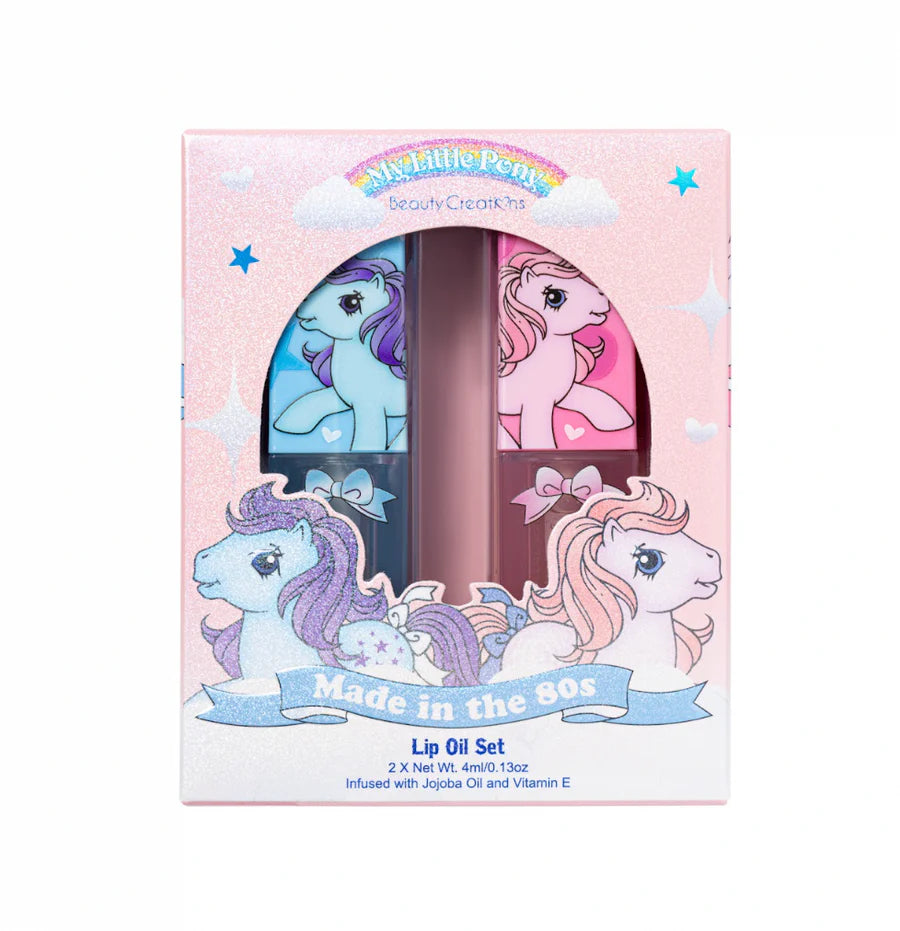 ✨Beauty Creations x My Little Pony - Made in the 80's Lip Oil set (2pc)