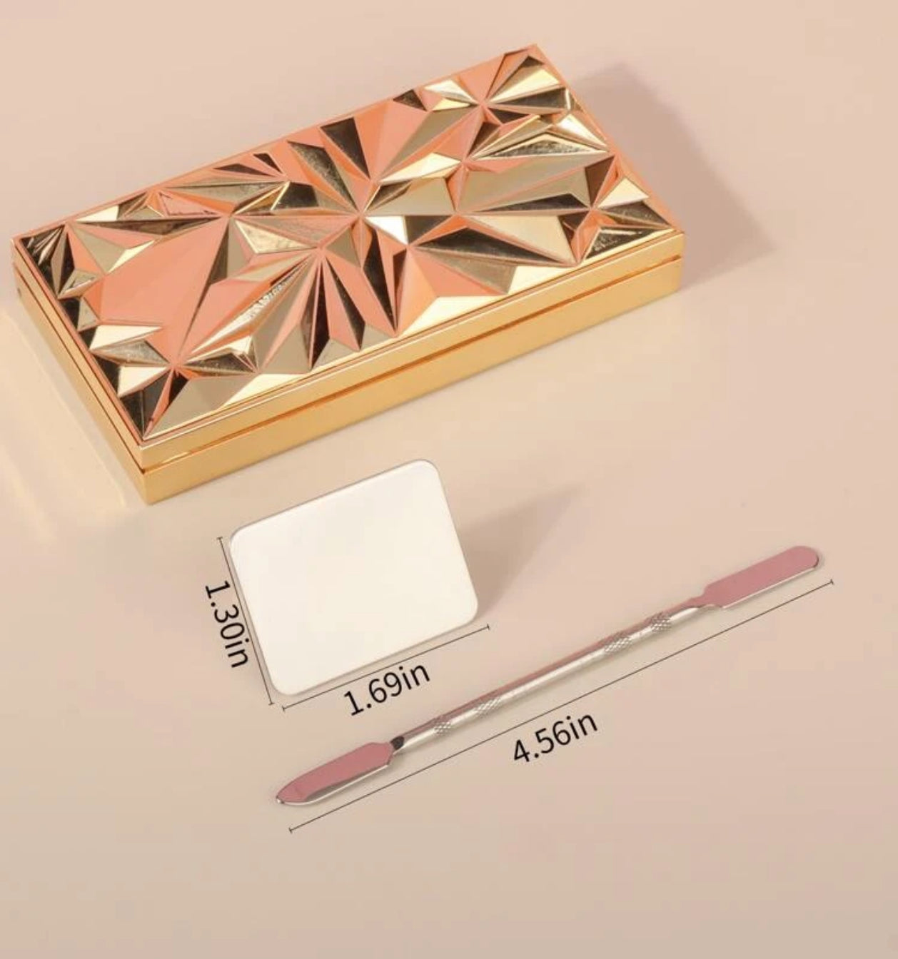 SHEIN - Mini Paleta Mezcladora + Espátula