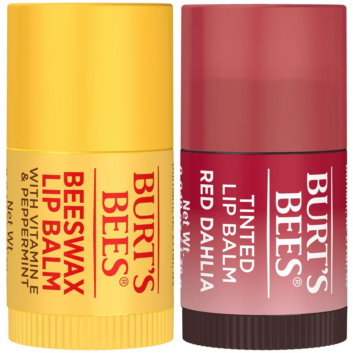 Burt's Bees-Mini Lip Balms Beeswax + TLB Mini Red Dahlia Gift Set 2ct **BAJO-PEDIDO**