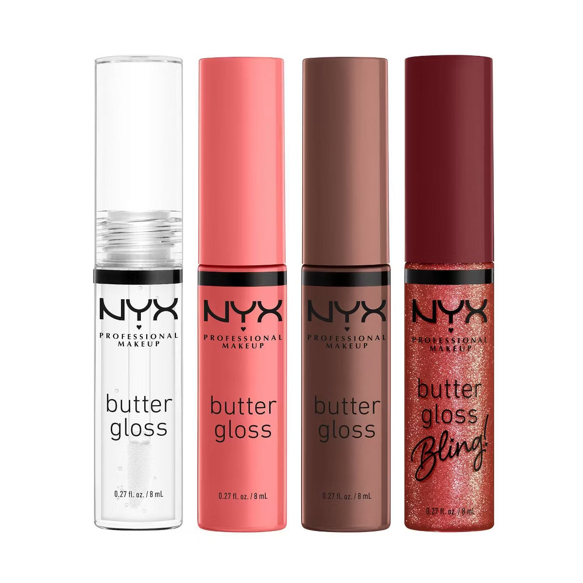 NYX Professional - Makeup Butter Lip Gloss Vault Holiday Gift Set (4 piezas)