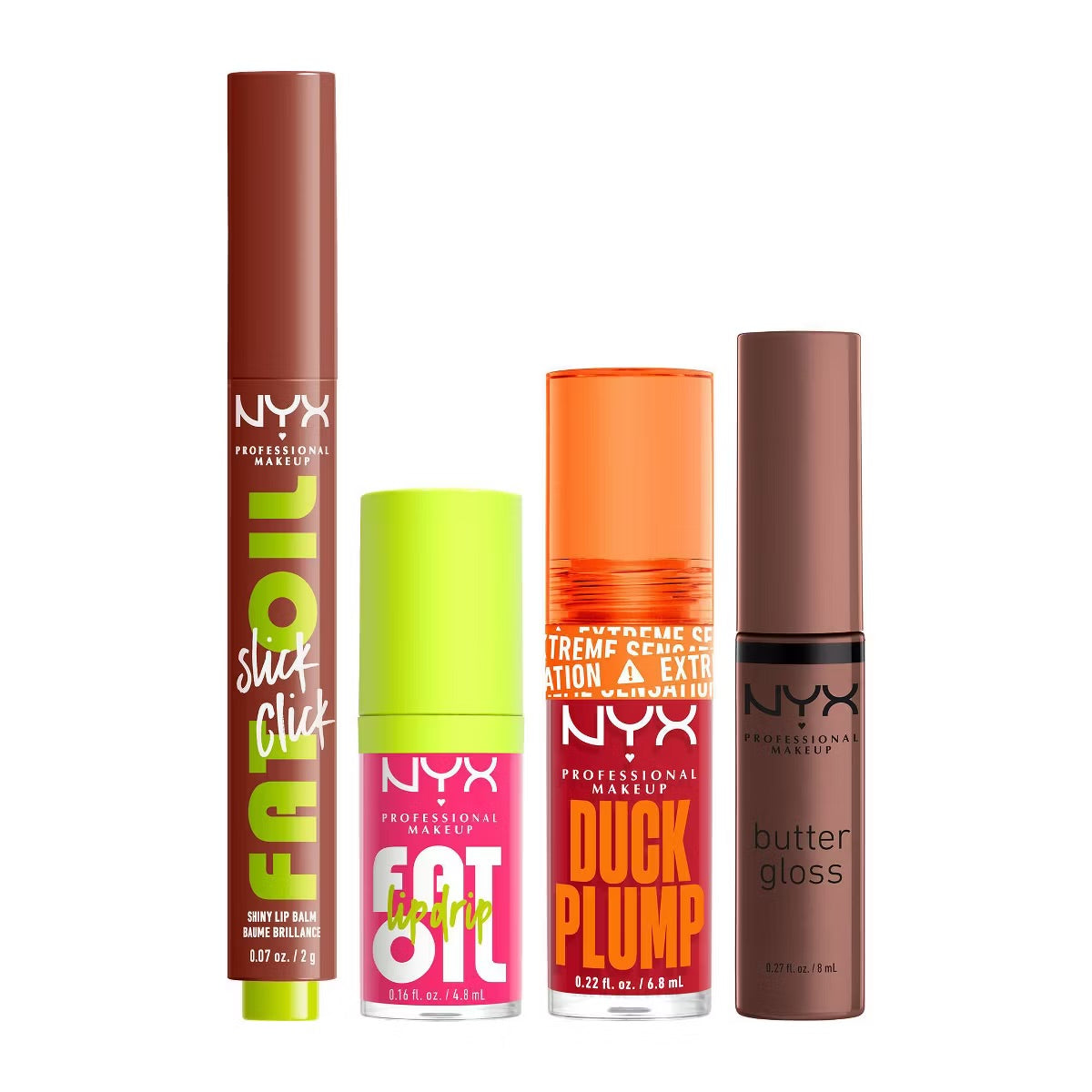 NYX Professional - Makeup Fan Fav Lip Gloss Vault Holiday Gift Set (4 piezas)