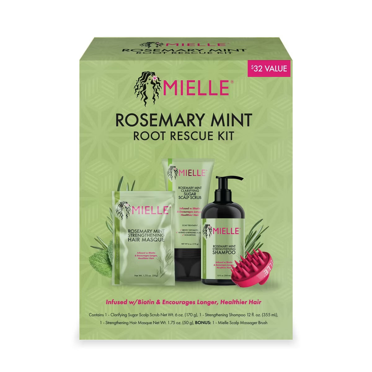 ✨Mielle Organics - Rosemary Mint Thickening Hair Treatment Cream Gift Set
