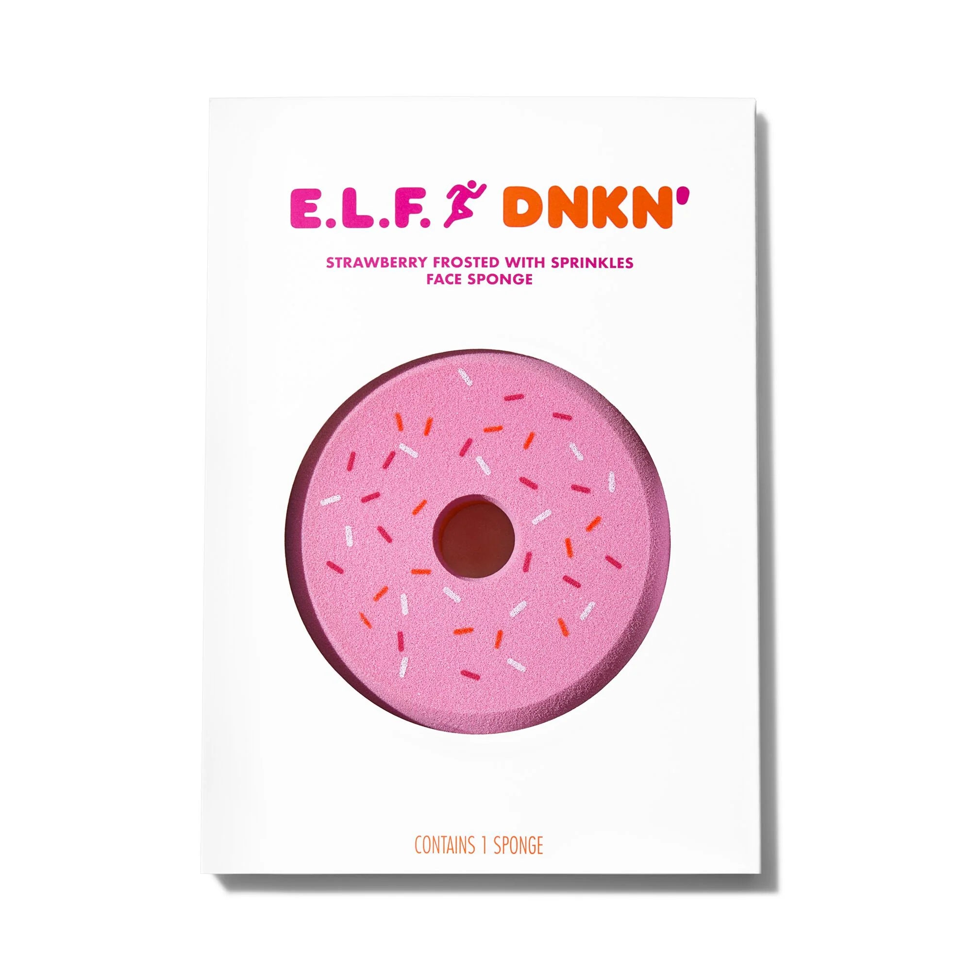 ✨Esponja Strawberry Frosted With Sprinkles Face Sponge - Elf Cosmetics