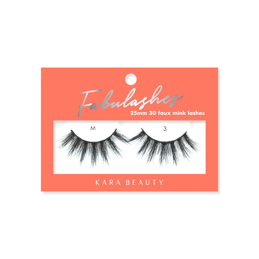 ✨Pestañas Fabulashes 25mm 3D faux mink lashes - Kara Beauty