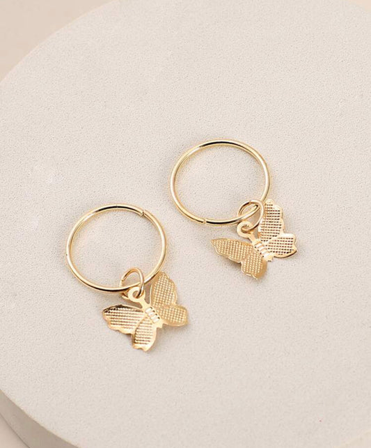 ✨Anillos para el Cabello Con diseño de Mariposas  (25 piezas)
