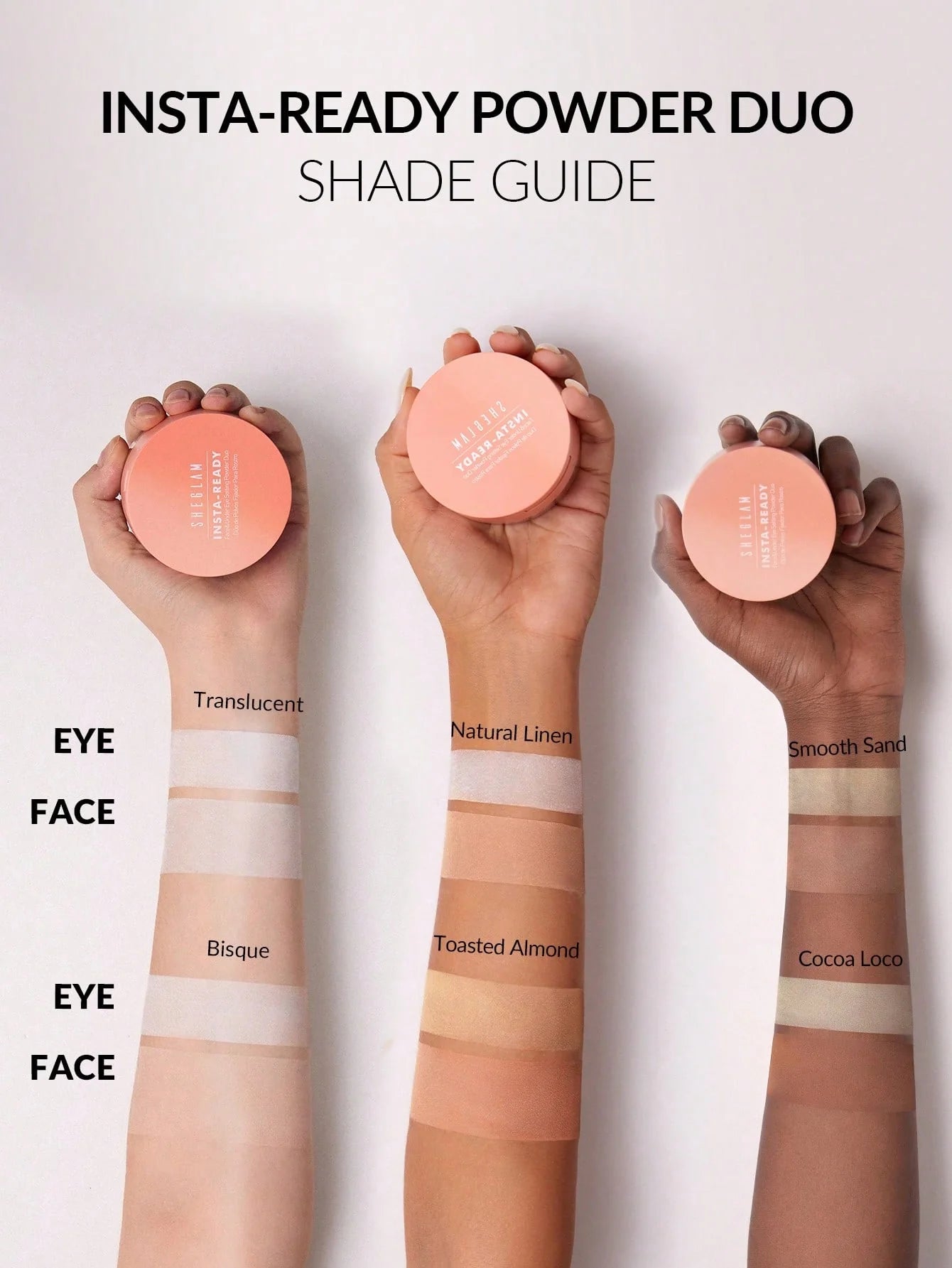 Polvo Insta-Ready Face & Under Eye Setting Powder Duo - Sheglam – Issey ...