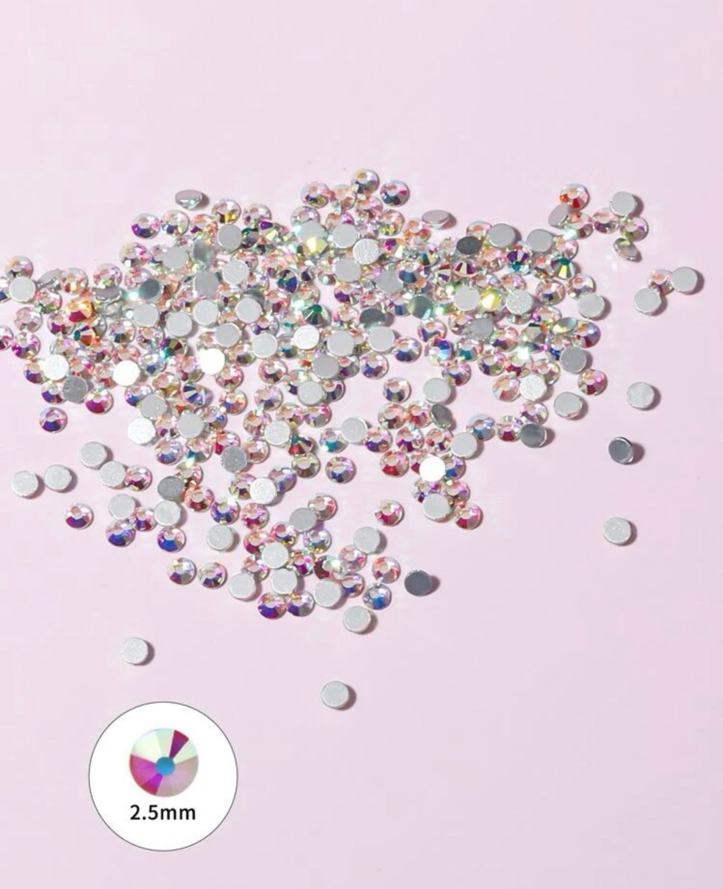 1 Paquete de Diamantes No.8 Multicolores (1,440 piezas)