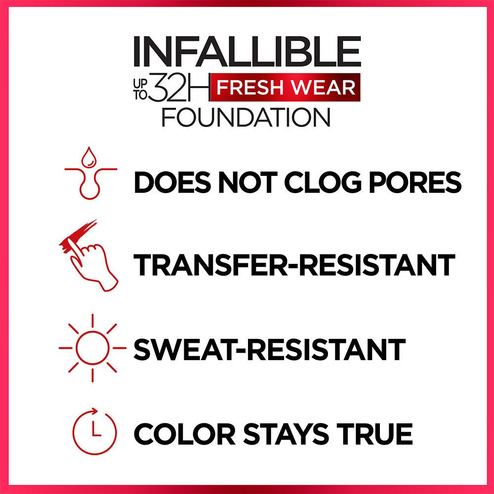 Base de Maquillaje Infallible 24/32HRS Fresh Wear - L’Oréal Paris