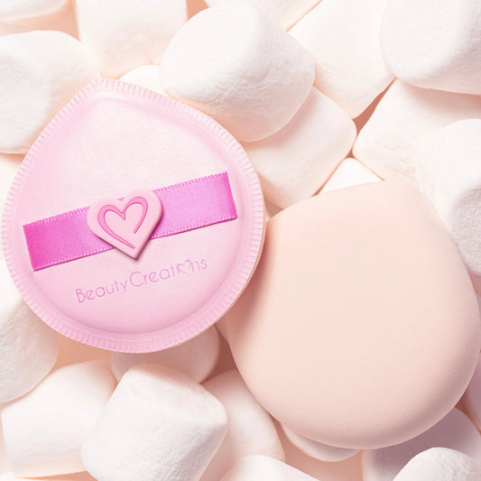 Beauty Creations - Borla para Base y Polvos Puffmallow Rubycell Puff Set