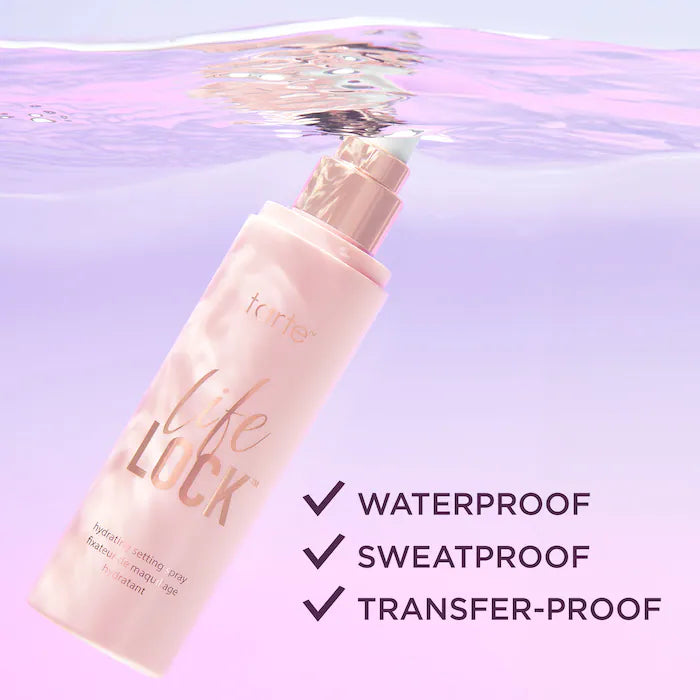 Tarte - mini life lock™ hydrating waterproof setting spray